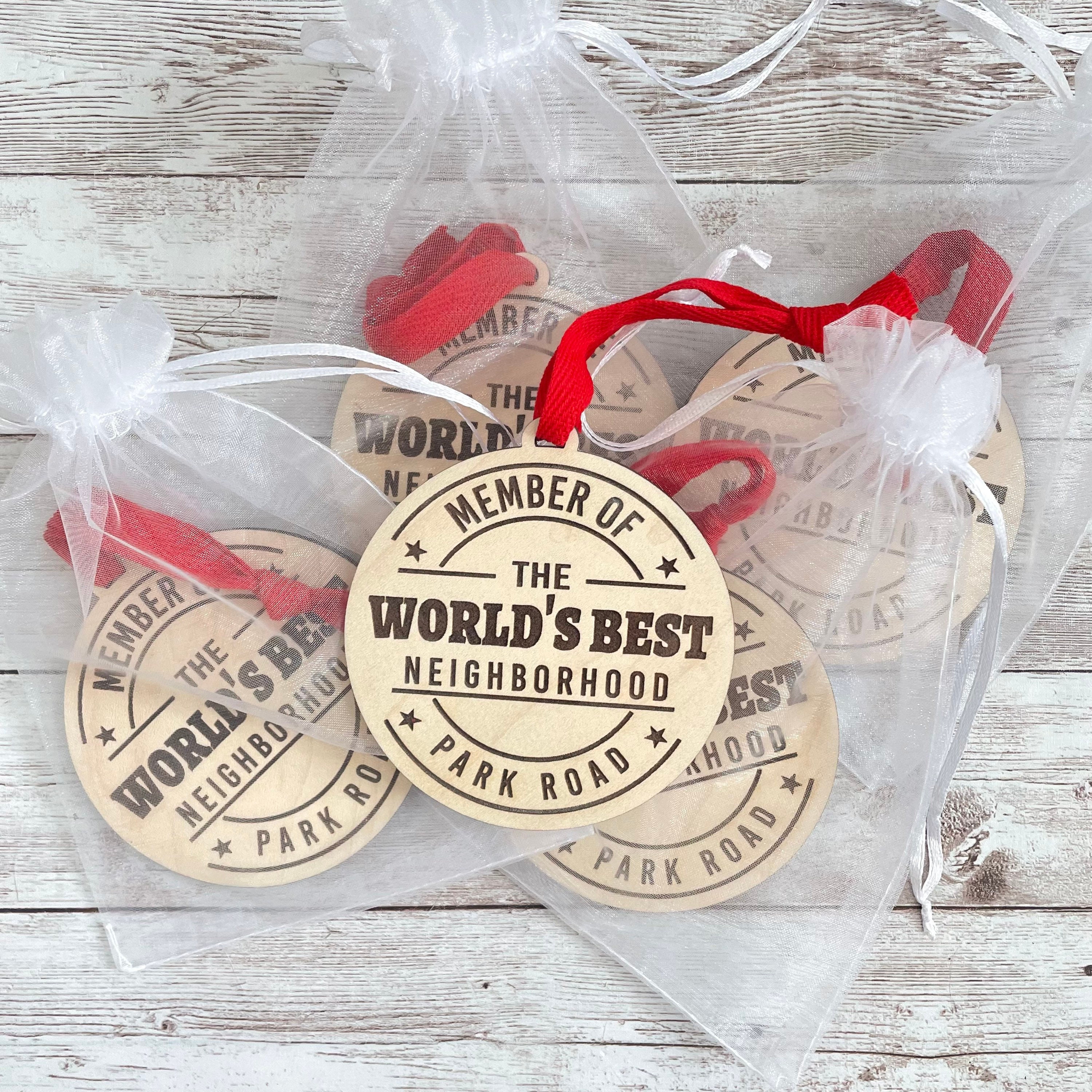 Neighbor Christmas Ornament, Christmas Gift for Neighbor, Best Neighbo –  HoneyOrnaments