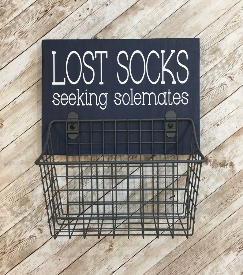 Lost Socks Seeking Solemates Basket Color Pop Series Laundry Room Decor & Organization Multi Color Options image 5