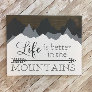 Relax You're on Mountain Time cartel de madera / 11 x 14 o 18/24 Circle / Vacation Home Decor / Ski Lodge Decor imagen 2