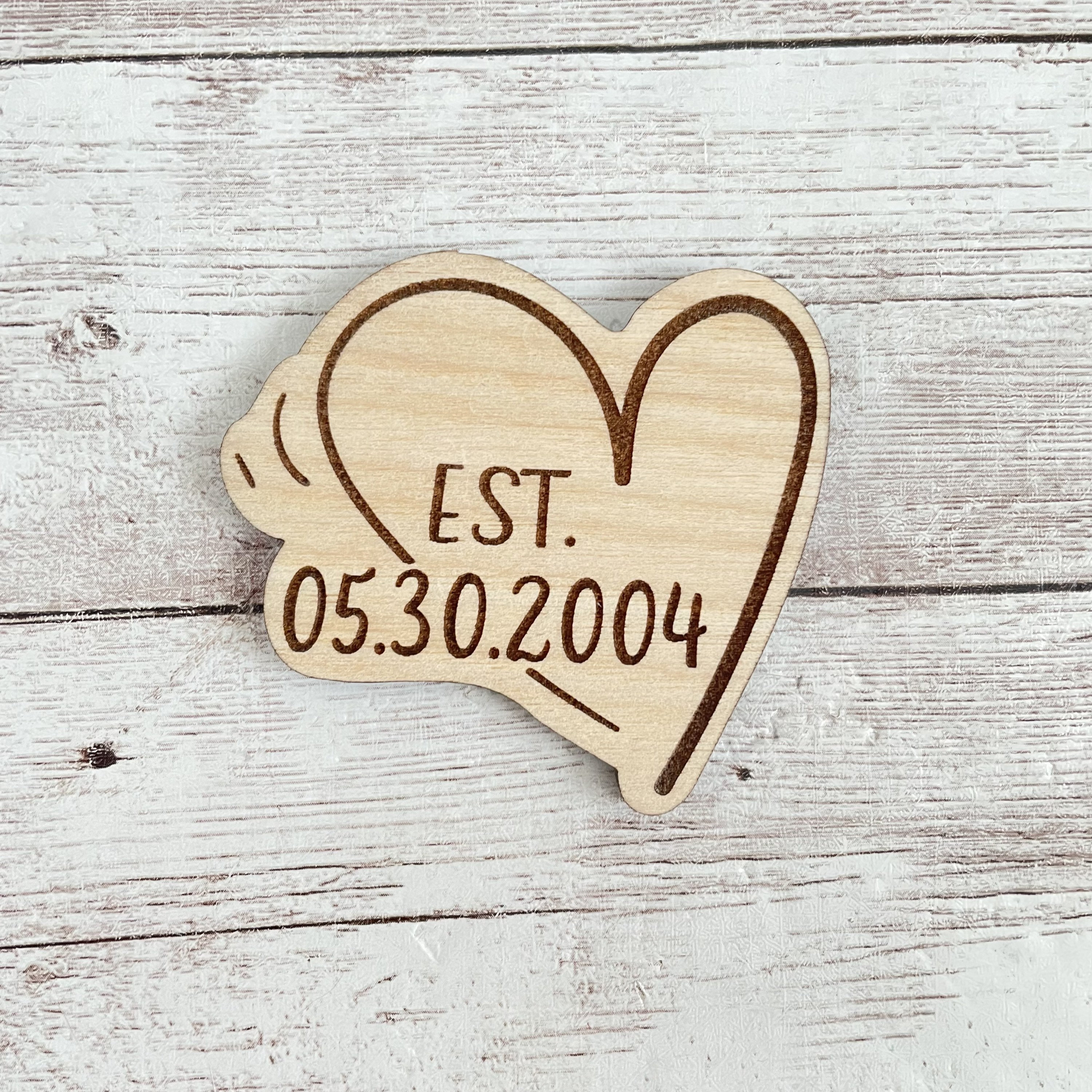 2.5” inch Couple Heart Established strong hold magnet | Anniversary Magnet | Couple Gift Idea | Love Magnet | Multi Options Available