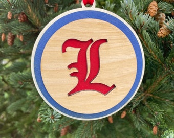 Personalized Londonderry Lancer Ornament | Class of 2026 Londonderry Ornament | Londonderry High School | Londonderry New Hampshire