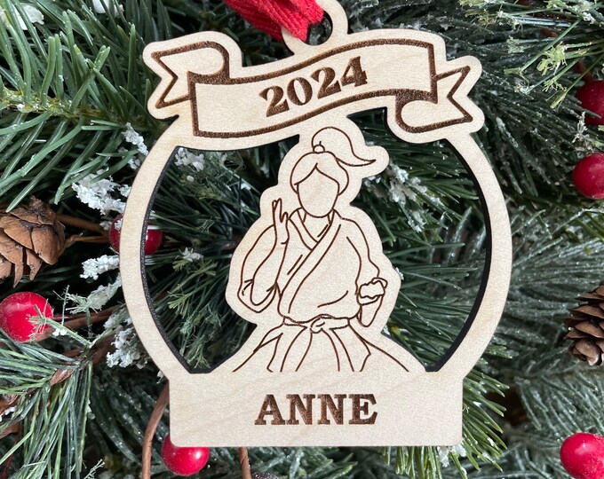 Karate 2025 Christmas Ornaments | Karate Christmas Ornament | Personalized Karate Ornament  | 2025 Christmas