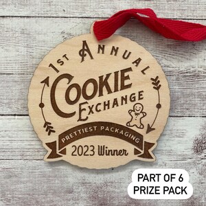 Cookie Exchange Party Favor 2024 Cookie Swap Party Favor Annual Cookie Exchange Ornament Prize Cookie Exchange Favor image 6