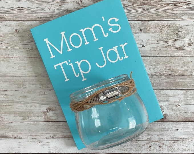 Mom’s Tip Jar | Color Pop Series | Laundry Room Decor & Organization | Mother's Day Gift Idea