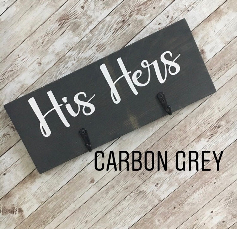 His Hers Towel Hooks 2 or 4 Hooks Bathroom Towel Hooks Etsy