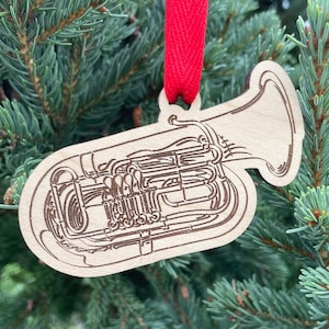 Tuba Christmas Ornament | Tuba Instrument Ornament  | 2025 Christmas