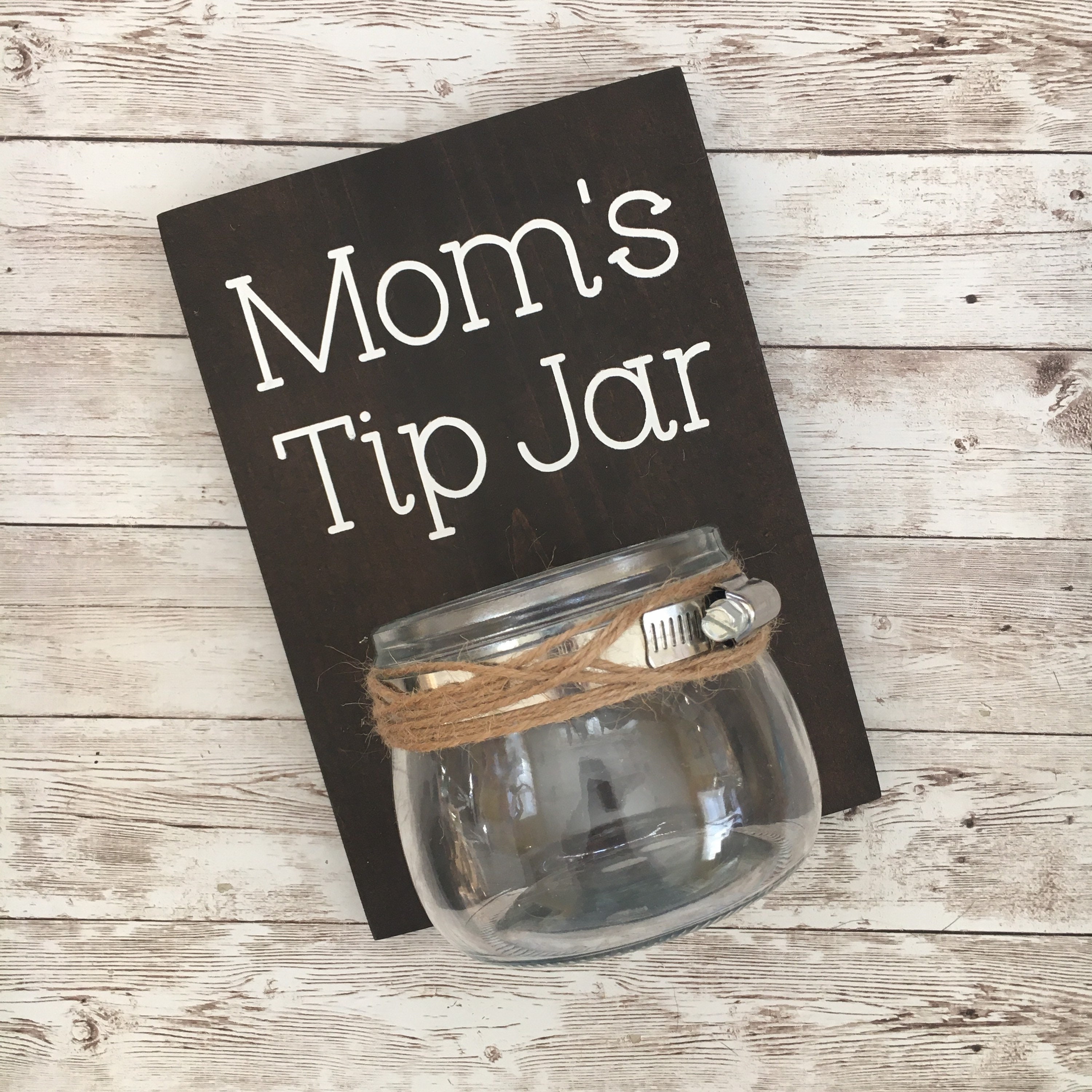 Mom's Tip Jar, Color Pop Series, Laundry Room Decor & Organization