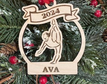 Gymnastics 2026 Christmas Ornament | Gymnast Christmas Ornament | Personalized Gymnastics Ornament  | 2025 Christmas