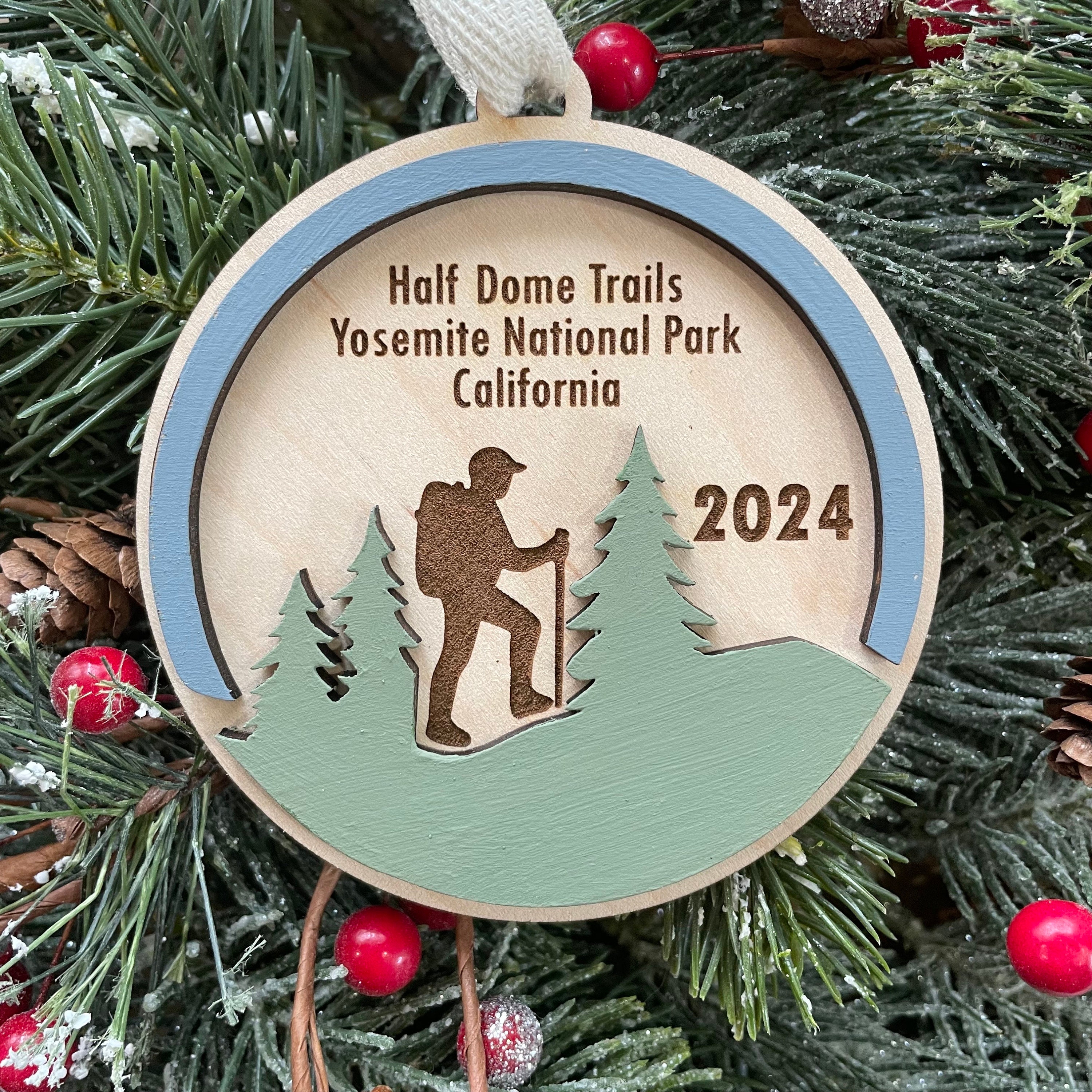 クリスマス村 オーナメント Champney Falls Hiking Trail Ornament | Maine Adventure Travel