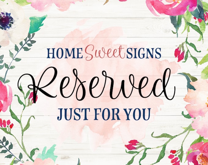 Reserved for Realtors