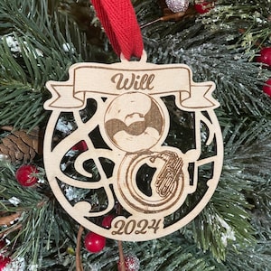 Sousaphone 2025 Christmas Ornament | Personalized Sousaphone Ornament  | 2025 Christmas
