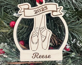 貴重！クリスマスオーナメント アジカン サイン入り Personalized Dancer Christmas Ornament: Engraved Wood, 2026