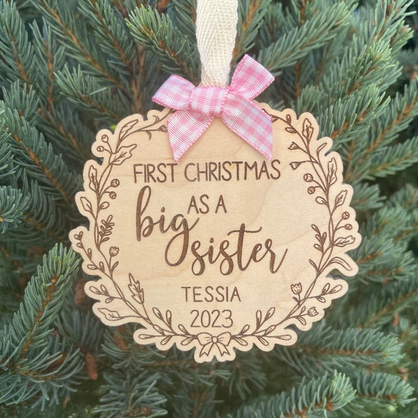 2024 Sister Christmas Ornament Etsy