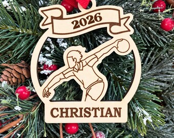 Bowling Boy 2026 Bowler Christmas Ornament | Personalized Bowling Ornament  | 2026 Christmas