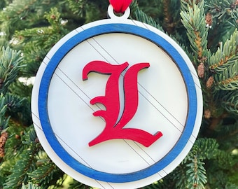 Londonderry Lancer Ornament | 2025 Londonderry Ornament | Londonderry High School | Londonderry New Hampshire