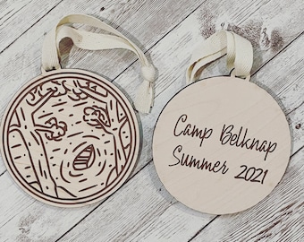 Camping Lake Memories Christmas Ornament | Lake Vacation Memory | Family Camping Trip | 2024 Christmas Ornament | Camp Counselor Gift Idea