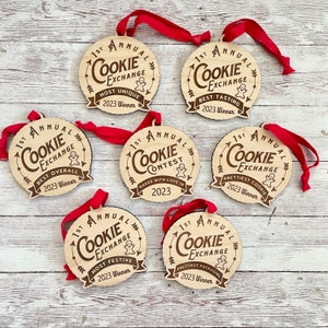 Cookie Exchange Party Favor 2024 Cookie Swap Party Favor Annual Cookie Exchange Ornament Prize Cookie Exchange Favor image 2