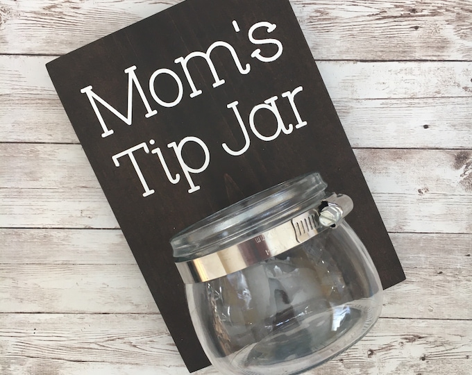 Mom’s Tip Jar | Color Pop Series | Laundry Room Decor & Organization | New Mom Gift Idea | Laundry Room Humor