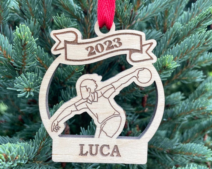 Bowling Boy 2024 Bowler Christmas Ornament | Personalized Bowling Ornament  | 2024 Christmas