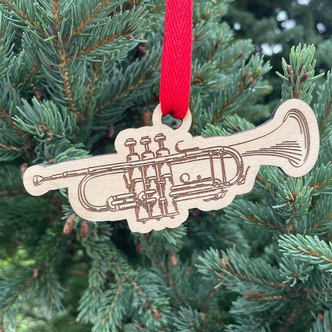 Trumpet Christmas Ornament Trumpet Instrument Ornament 2025 Christmas