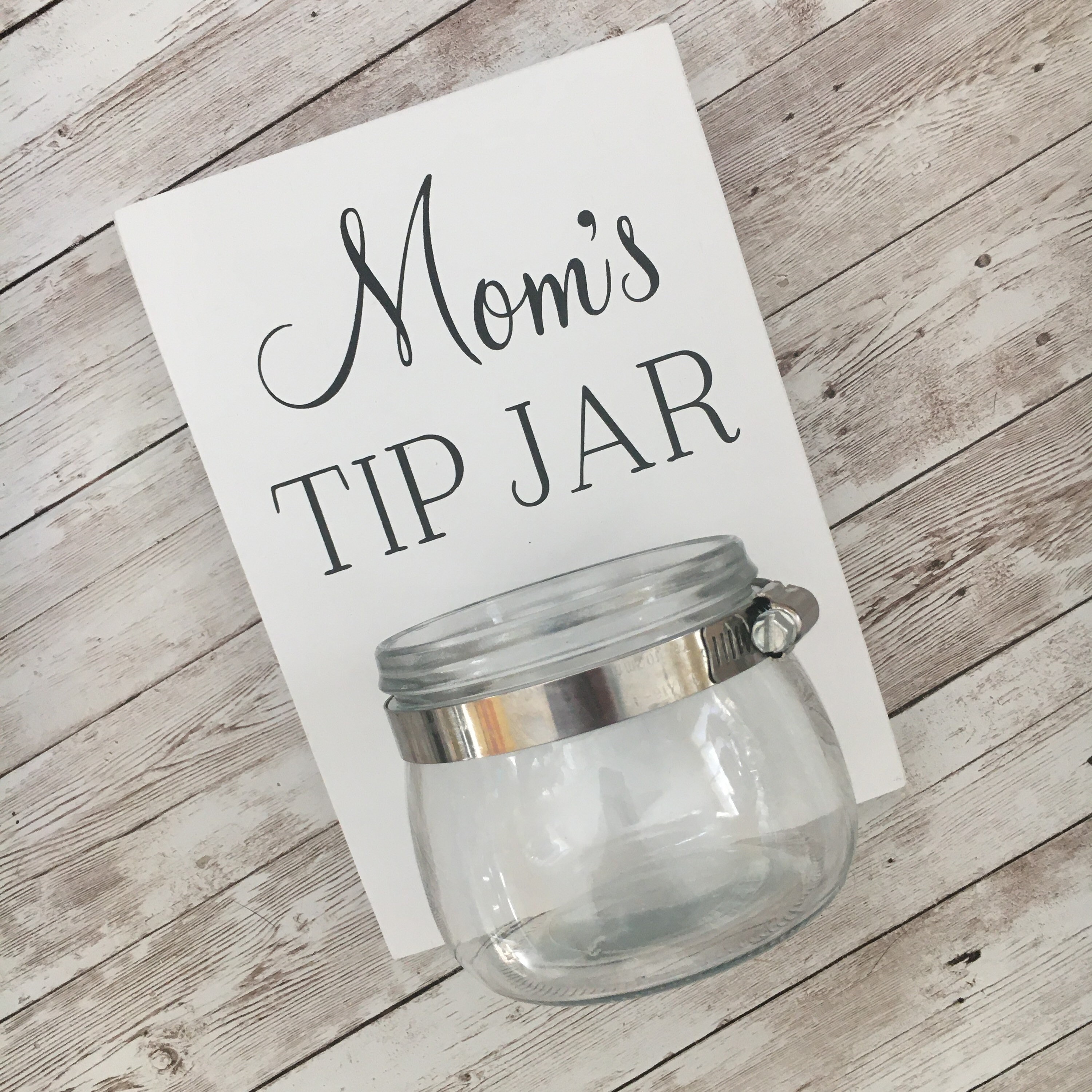 Mom's Tip Jar, Color Pop Series, Laundry Room Decor & Organization