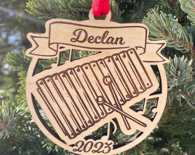 Xylophone 2024 Christmas Ornament | Personalized Xylophone Ornament  | 2024 Christmas