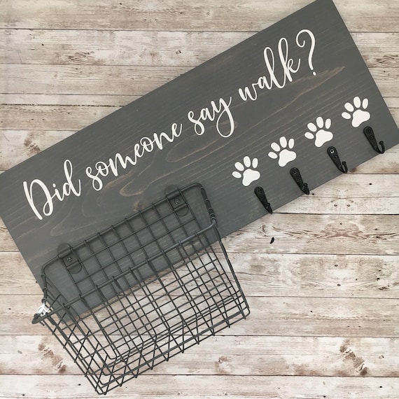 Etsy dog top leash holder