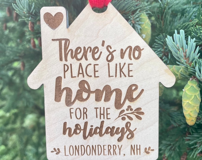 There's No Place Like Home Ornament | New Home Christmas Ornament | Christmas 2024 | New House Gift