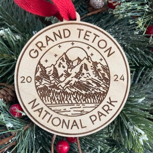 Grand Teton Nationalpark Ornament | US Park Ornament | Weihnachten 2025 | Abenteuer Reise Ornament | Nationalpark-Souvenir