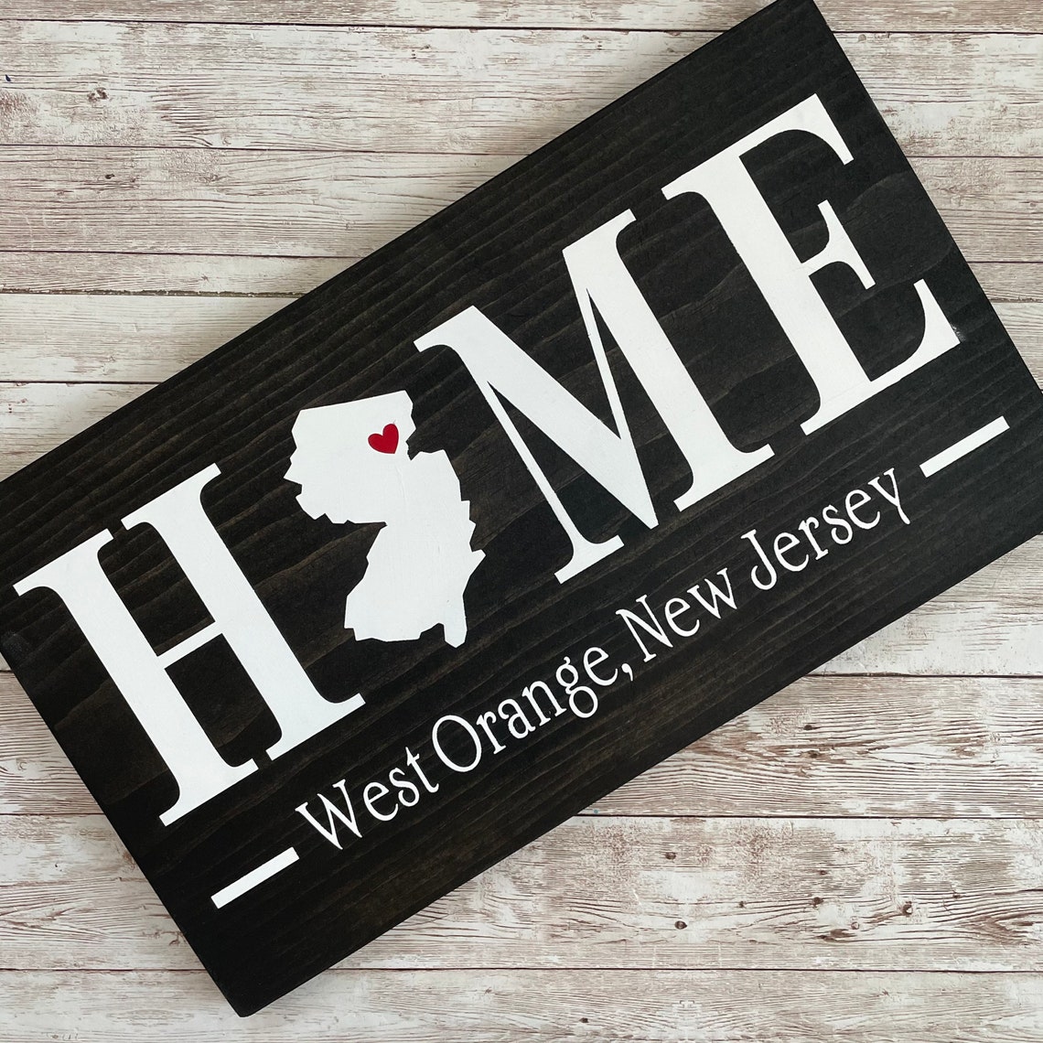 Wisconsin (WI) Home Sign Customized With Town Name | 2 Sizes Available ...