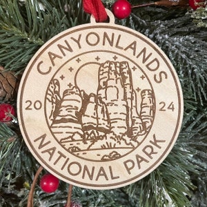 Canyonlands National Park Ornament | US Park Ornament | Christmas 2025 | Adventure Travel Ornament | National Park Souvenir