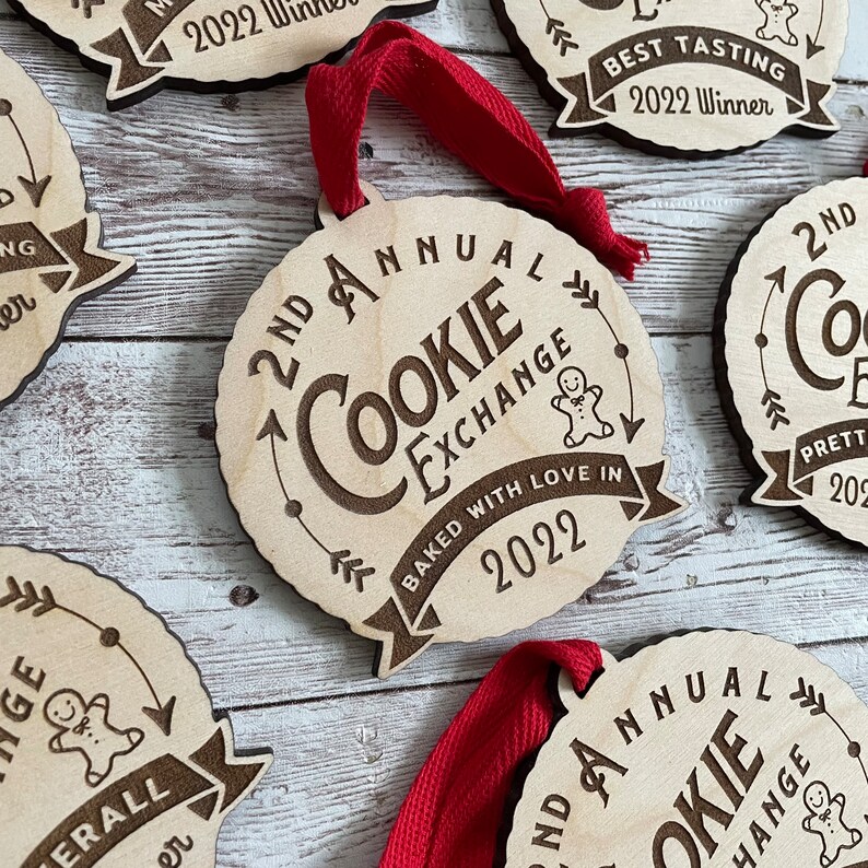Cookie Exchange Party Favor 2022 Cookie Swap Party Favor Etsy