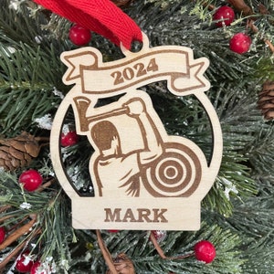 Ax Throwing 2025 Christmas Ornament | Personalized Ax Throwing Ornament | 2025 Christmas