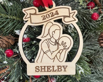Bowling Girl 2025 Bowler Christmas Ornament | Personalized Bowling Ornament  | 2025 Christmas