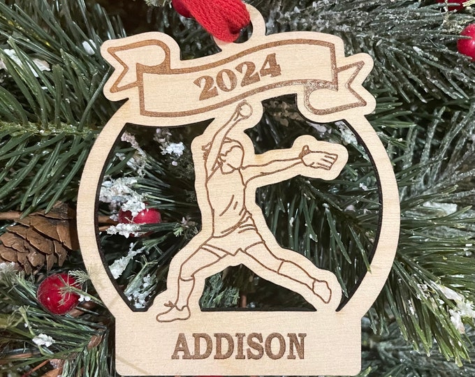 Softball Pitcher 2025 Softball Christmas Ornament | Personalized Softball Ornament  | 2025 Christmas