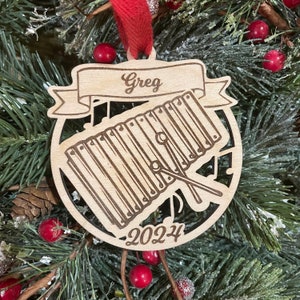 Xylophone 2025 Christmas Ornament | Personalized Xylophone Ornament  | 2025 Christmas