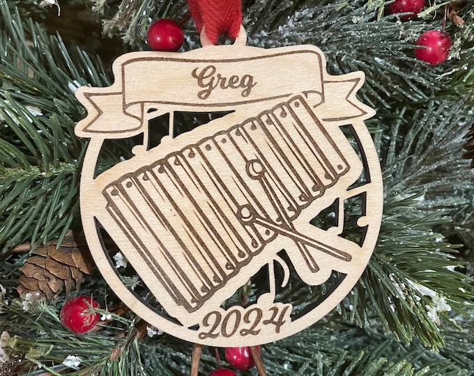 Xylophone 2025 Christmas Ornament | Personalized Xylophone Ornament  | 2025 Christmas