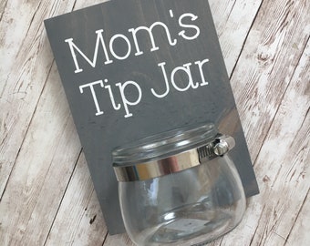 Mom’s Tip Jar | Color Pop Series | Laundry Room Decor & Organization | Multi Color Options