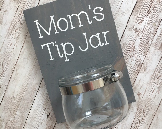 Mom’s Tip Jar | Color Pop Series | Laundry Room Decor & Organization | Multi Color Options