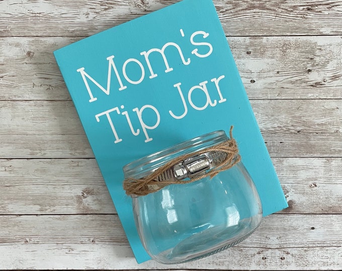 Mom’s Tip Jar | Color Pop Series | Laundry Room Decor & Organization | Multi Color Options