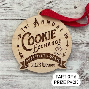 Cookie Exchange Party Favor 2024 Cookie Swap Party Favor Annual Cookie Exchange Ornament Prize Cookie Exchange Favor image 5