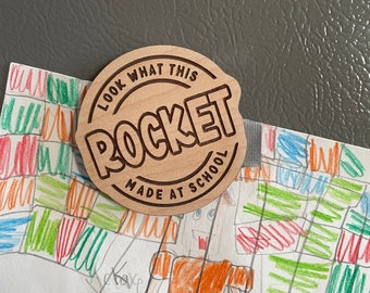 Mascot Magnet  "Look what this _______ made at school" student school mascot magnet | Student Artwork Fridge Magnet | All mascots welcome!