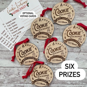 Cookie Exchange Party Favor 2024 Cookie Swap Party Favor Annual Cookie Exchange Ornament Prize Cookie Exchange Favor image 3