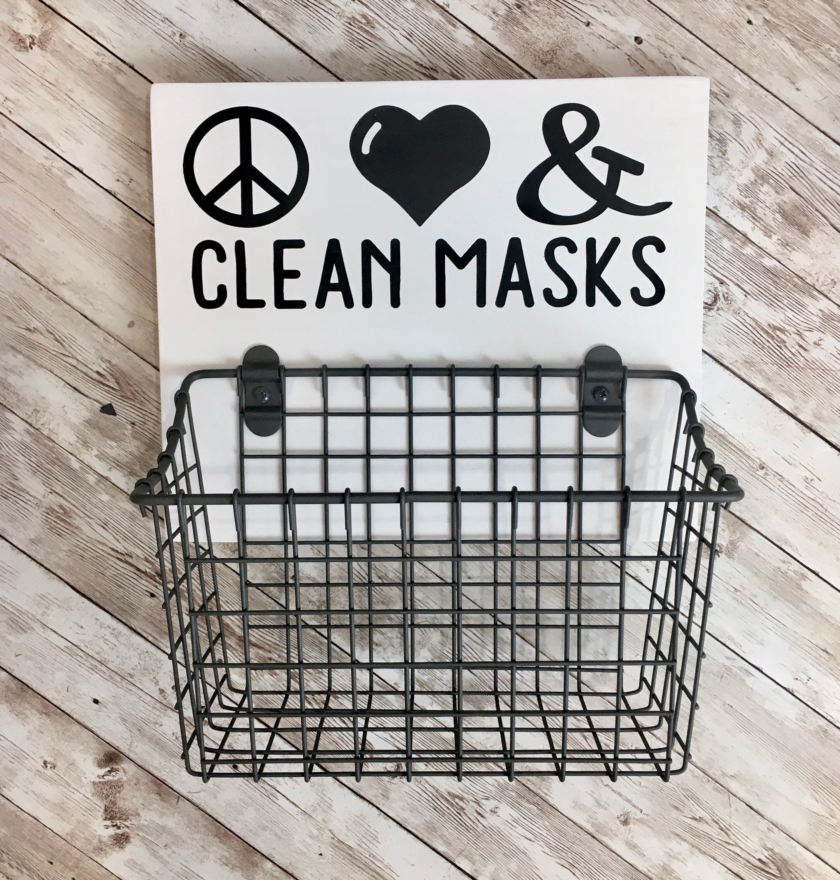 Clean Mask Basket Dirty Mask Storage Basket Family Mask Etsy