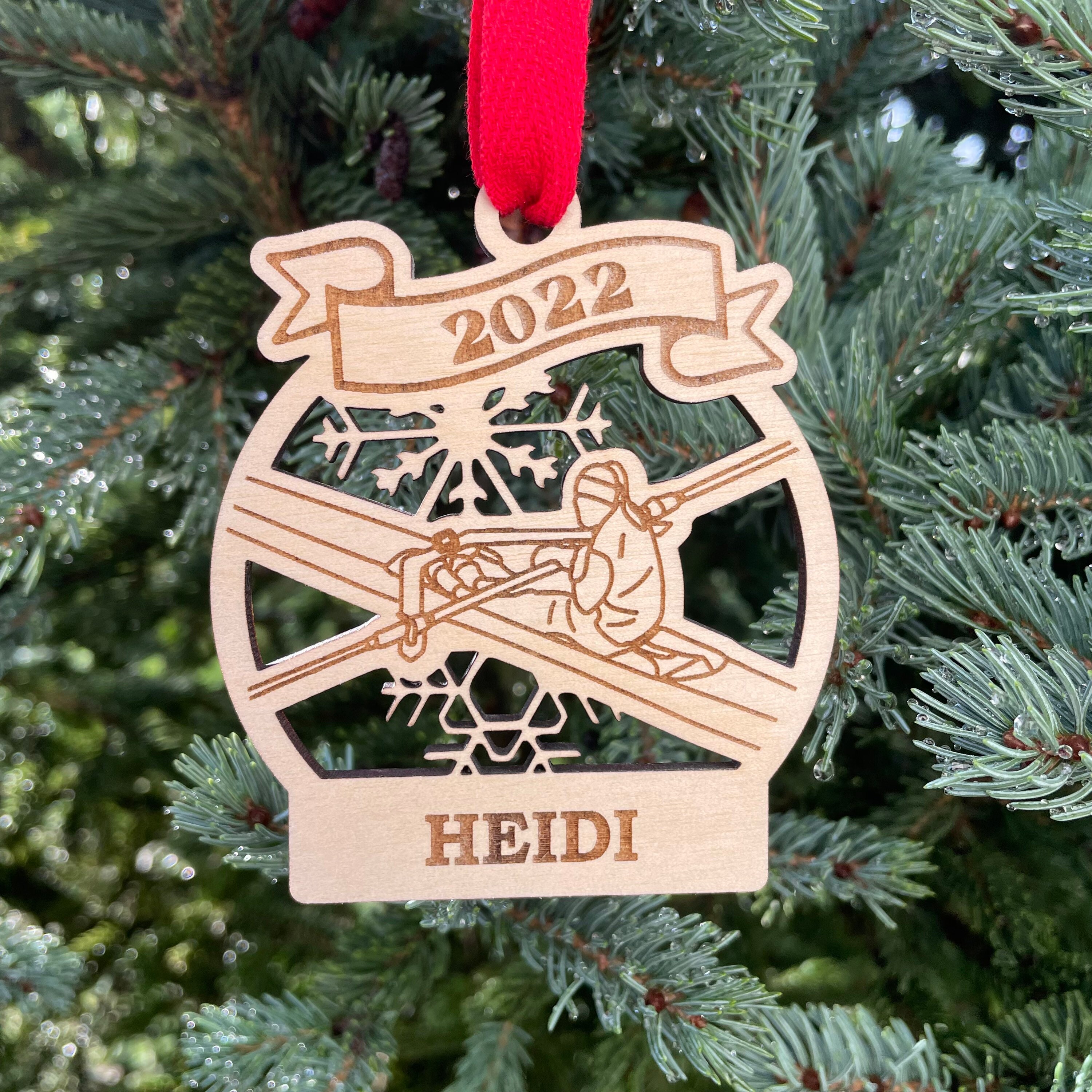 Crew Rowing Christmas Ornament Personalized Crew Rower Ornament