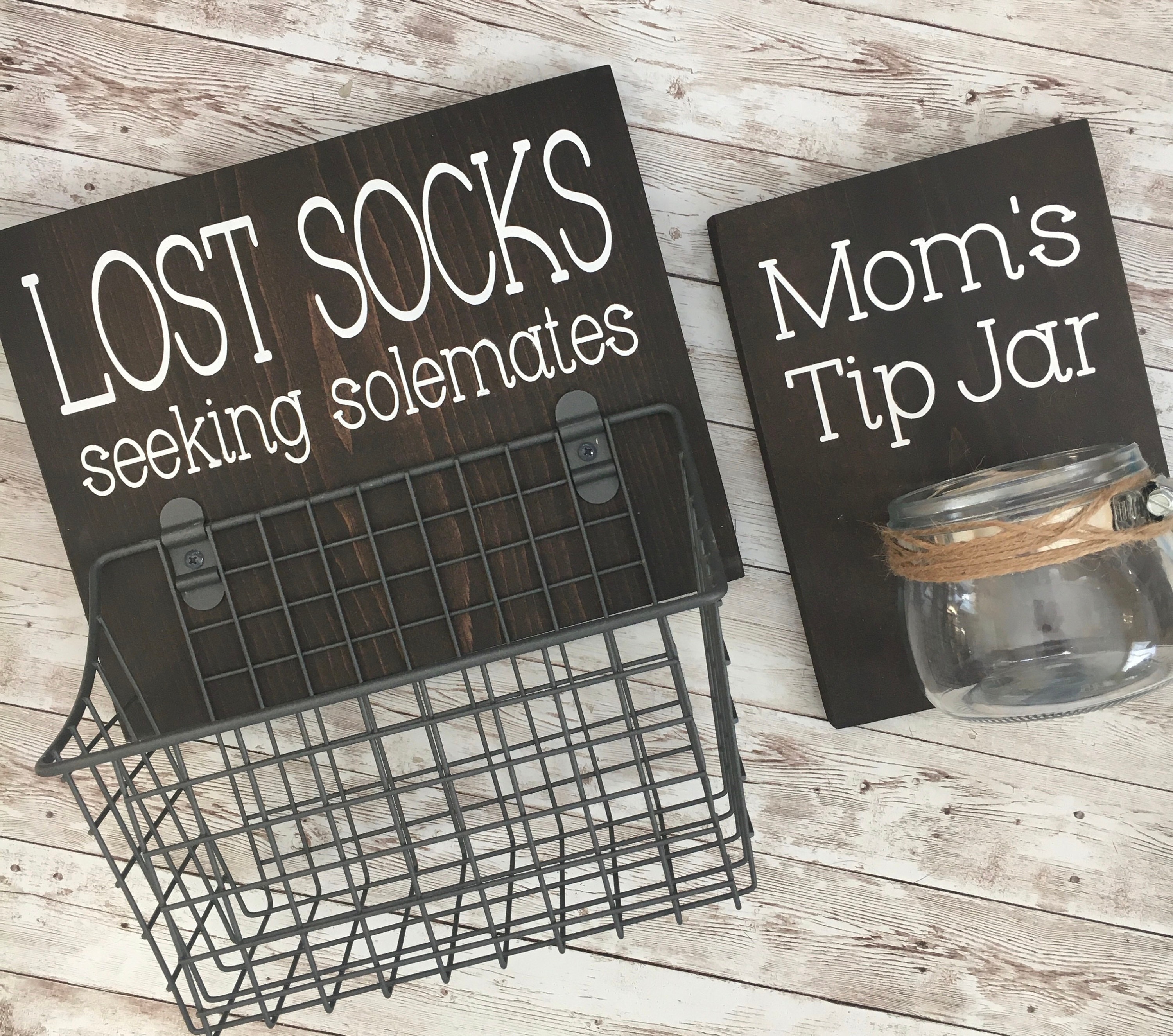 Mom's Tip Jar, Color Pop Series, Laundry Room Decor & Organization