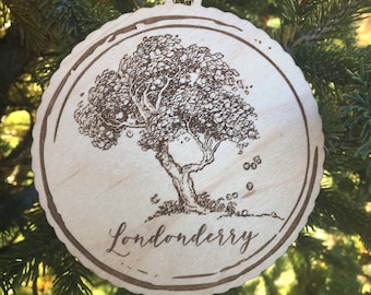 Personalized Apple Tree Ornament | Apple Picking Ornament | Apple Orchard Gift | Apple Orchard Souvenir | Orchard Wedding Gift