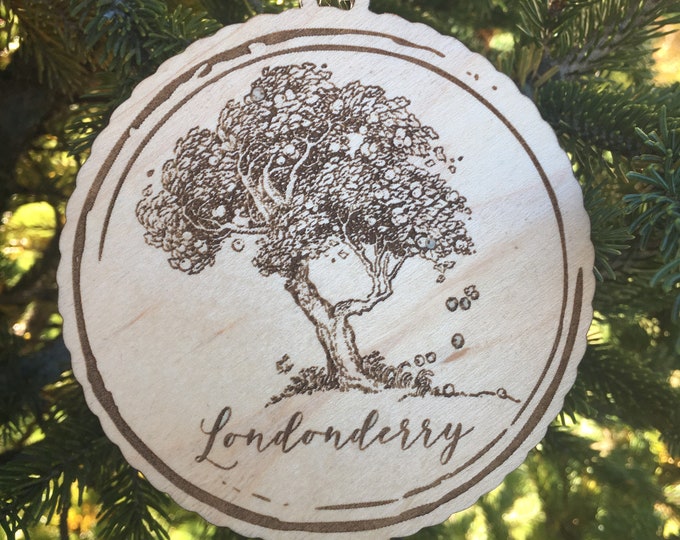 Personalized Apple Tree Ornament | Apple Picking Ornament | Apple Orchard Gift | Apple Orchard Souvenir | Orchard Wedding Gift