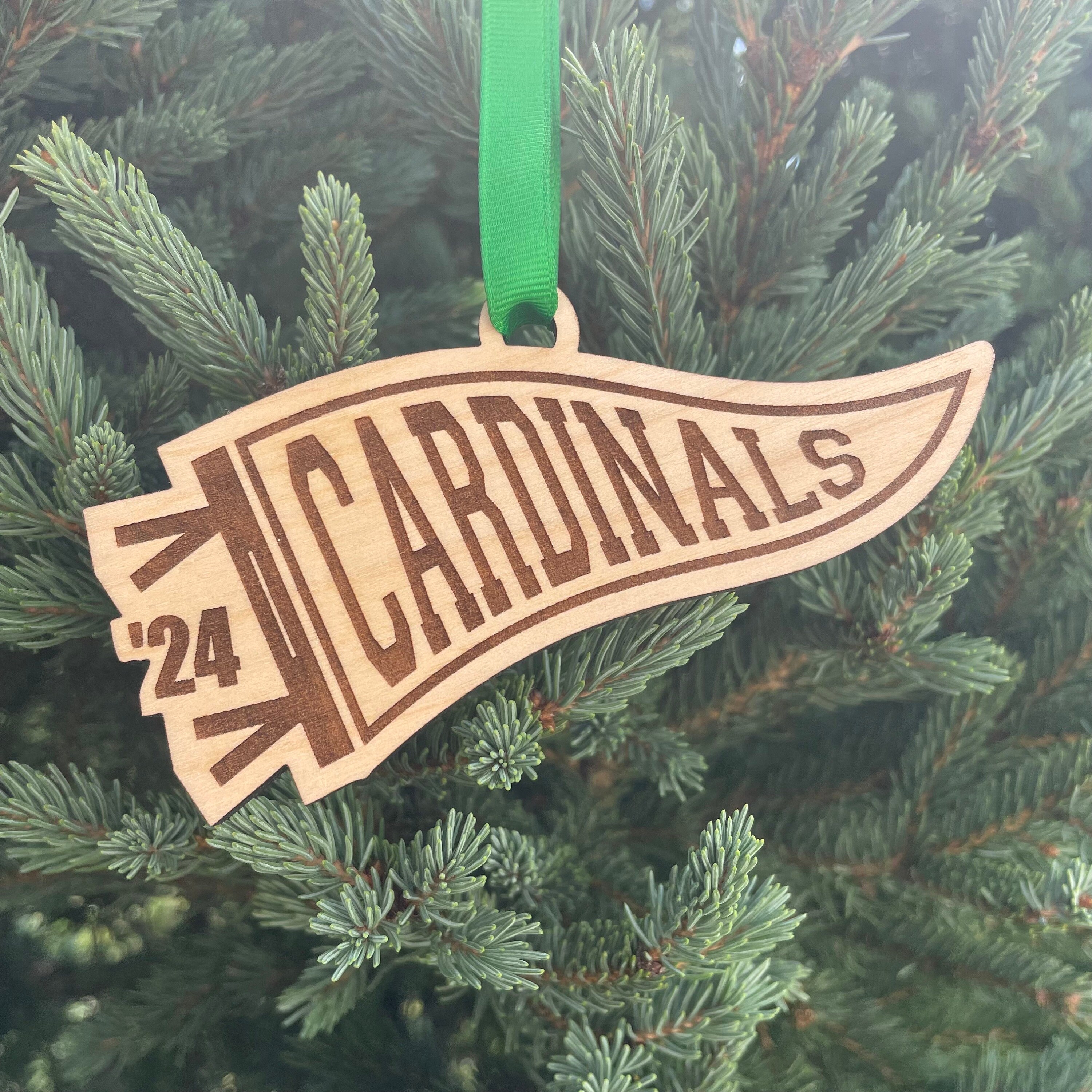 Cardinals Pennant Wood Ornament: School Team Spirit - Etsy 日本