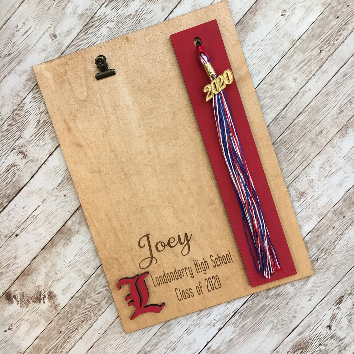 Custom Graduation Tassel Photo Plaque Tassel Holder Etsy